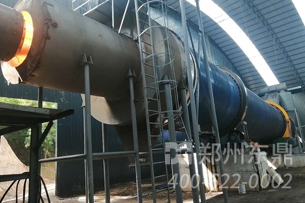 山西朔州大型煤泥烘干機投產(chǎn)運行