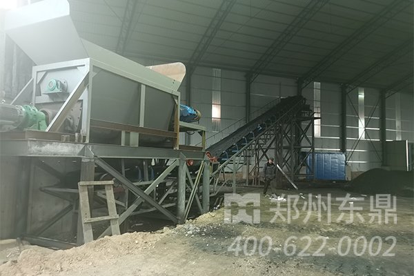 山西朔州煤泥烘干機生產(chǎn)線時機現(xiàn)場實拍
