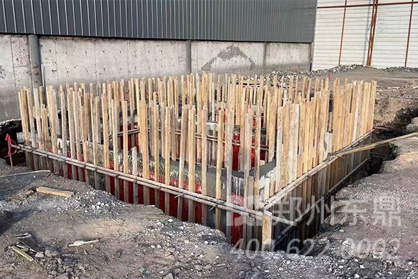 山西朔州煤泥烘干機項目基礎建設現(xiàn)場實拍圖