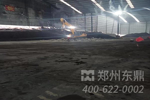 陜西咸陽煤泥烘干機項目基礎(chǔ)建設(shè)已經(jīng)開始施工