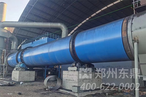 內(nèi)蒙古伊旗大型煤泥烘干機項目安裝現(xiàn)場